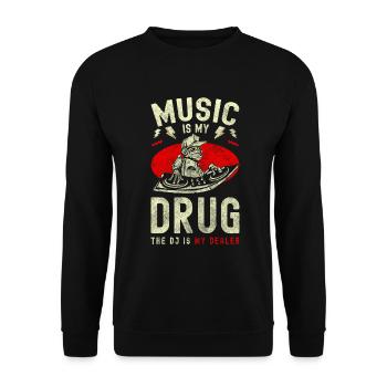 Notes de goût de la musique - Sweat-shirt Unisexe - noir - Devant - Alina (178cm) & Michal (187cm)