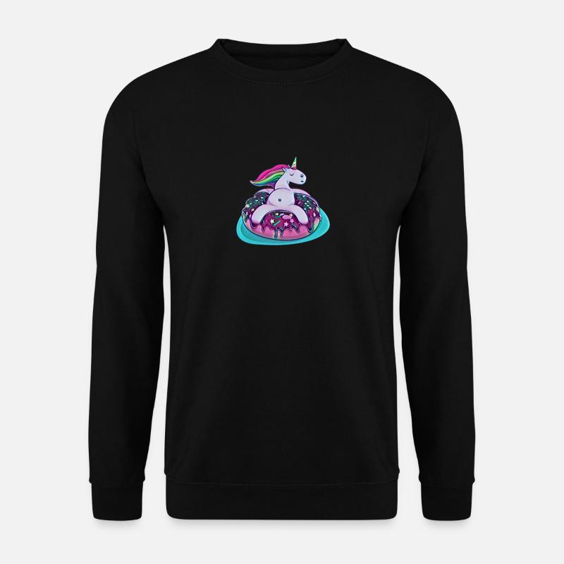 Lustiges Einhorn - Unisex Pullover - Schwarz