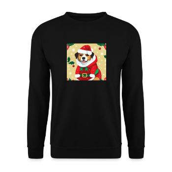 Tierisch Gemütlich - Unisex Pullover - Schwarz - Vorne - Alina (178cm) & Michal (187cm)