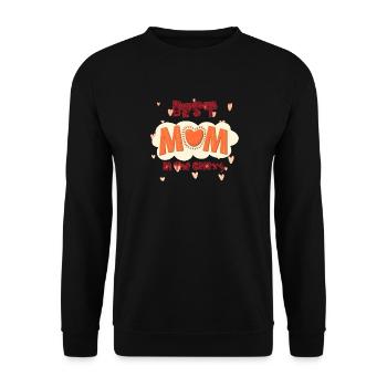 La meilleure maman - Sweat-shirt Unisexe - noir - Devant - Alina (178cm) & Michal (187cm)