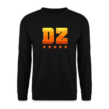 Algérie, DZ - Sweat-shirt Unisexe - noir - Devant - Alina (178cm) & Michal (187cm)
