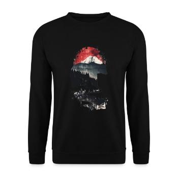 Grizzly Bär - Unisex Pullover - Schwarz - Vorne - Alina (178cm) & Michal (187cm)