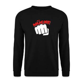 Mücke T-Shirt I Faust Spencer Mücke - Unisex Pullover - Schwarz - Vorne - Alina (178cm) & Michal (187cm)