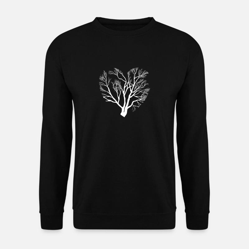 Herz - Unisex Pullover - Schwarz