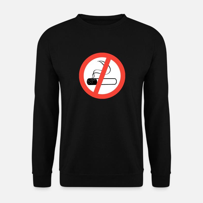 rauchen verboten - Unisex Pullover - Schwarz