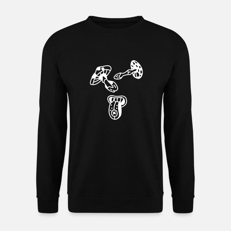 Pilze Mushrooms Party - Unisex Sweatshirt - black