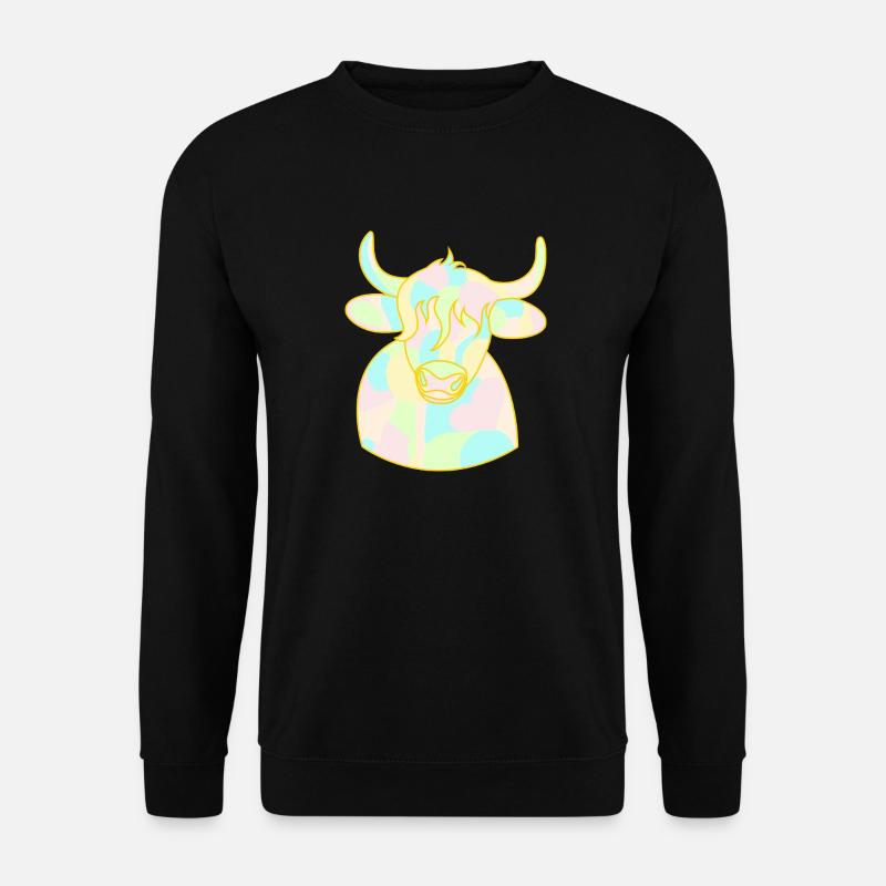 Opal Cuddle Bull - Unisex Sweatshirt - black