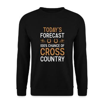 Rider Today's Forecast Cross Country - Unisex Pullover - Schwarz - Vorne - Alina (178cm) & Michal (187cm)