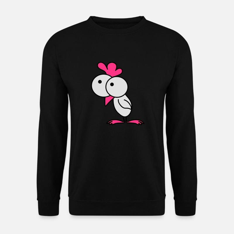 Surprised chick - Unisex Pullover - Schwarz