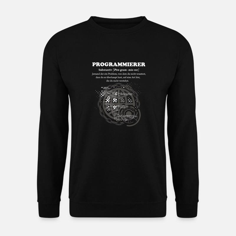 Programmierer Duden - Unisex Pullover - Schwarz