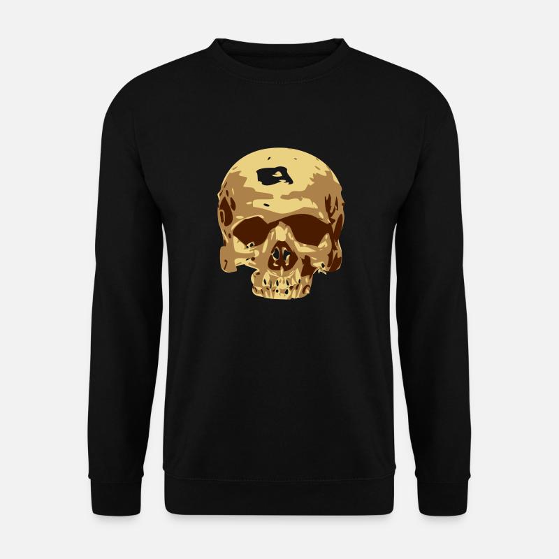 Schädel /// vektor /// Totenkopf - Unisex Pullover - Schwarz