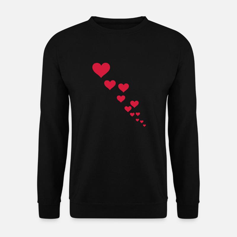 hearts - Unisex Sweatshirt - black