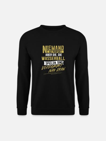 Wasserball Wasserballspieler Wasserballspielerin - Unisex Pullover - Schwarz
