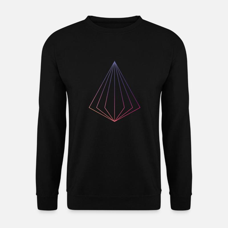 Triangel - Unisex Pullover - Schwarz
