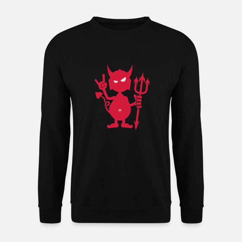Teufel rocks / devil rocks (2c) - Unisex Sweatshirt - black