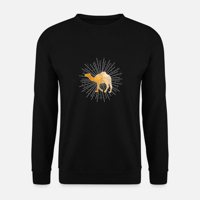 Kamel Dromedar - Unisex Pullover - Schwarz
