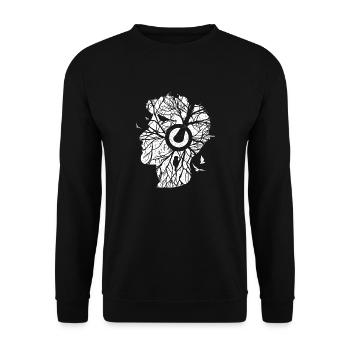 Arbre-Roots-Music - Sweat-shirt Unisexe - noir - Devant - Alina (178cm) & Michal (187cm)