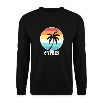 Chypre - Sweat-shirt Unisexe - noir - Devant - Alina (178cm) & Michal (187cm)