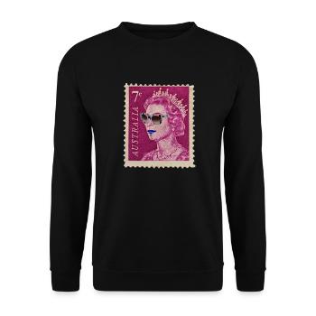 Australia - Unisex Sweatshirt - black - Front - Alina (178cm) & Michal (187cm)