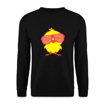 party_chick_f3 - Unisex Sweatshirt - black - Front - Alina (178cm) & Michal (187cm)