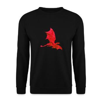 Dragon - Sweat-shirt Unisexe - noir - Devant - Alina (178cm) & Michal (187cm)