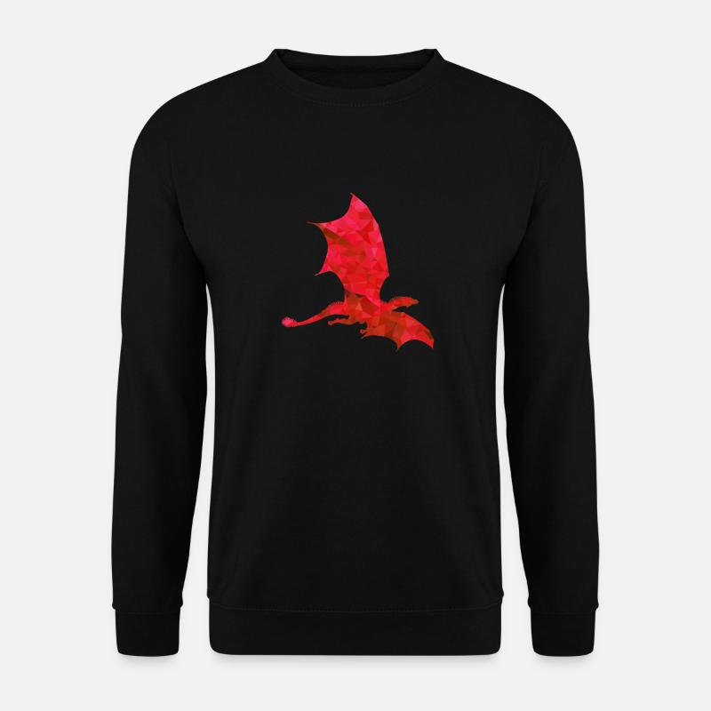Drache - Unisex Pullover - Schwarz