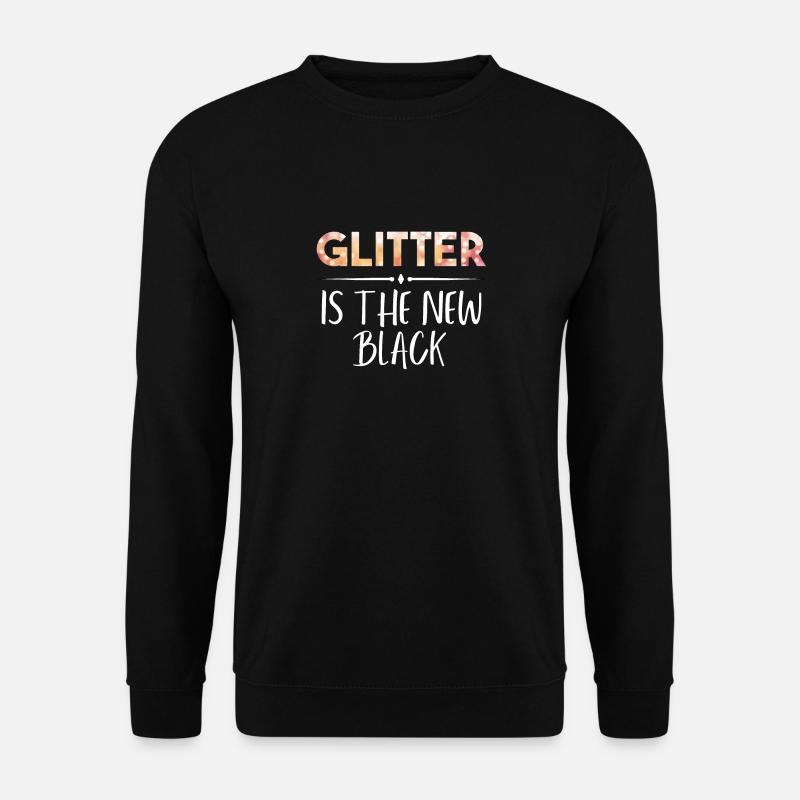 Glitzer Geschenk - Unisex Pullover - Schwarz