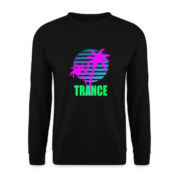 Trance - Unisex Pullover - Schwarz - Vorne - Alina (178cm) & Michal (187cm)
