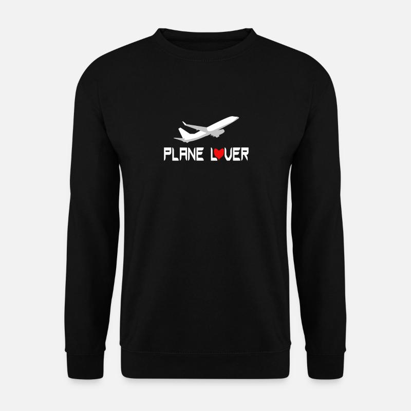 PLAIN LOVER MIT MOTIV - Unisex Pullover - Schwarz