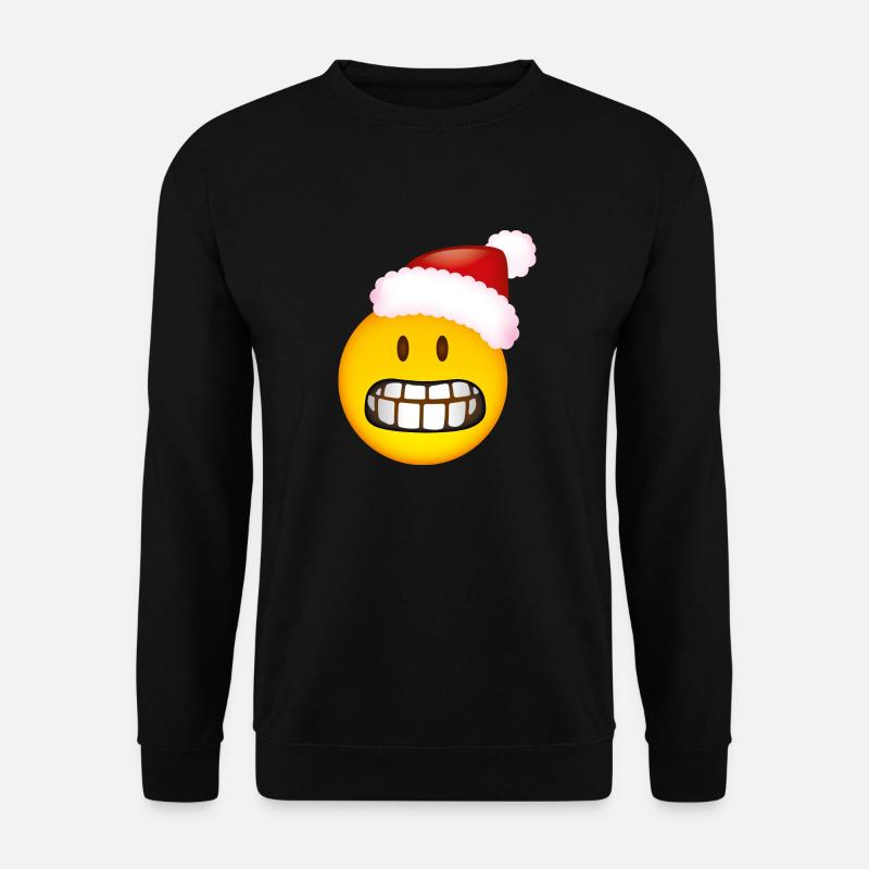 Smiley Glossy Desperate Christmas - Sweat-shirt Unisexe - noir