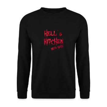 Hell's Kitchen - Unisex Sweatshirt - black - Front - Alina (178cm) & Michal (187cm)