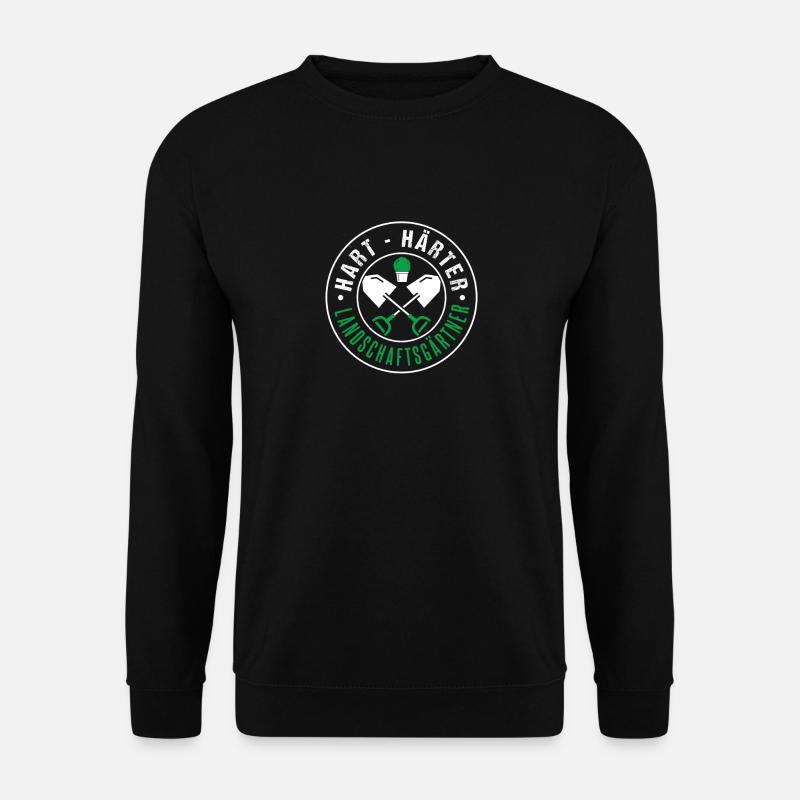 Hart - Härter - Landschaftsgärtner - Unisex Pullover - Schwarz