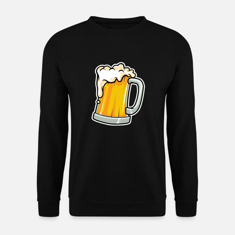 Bier - Unisex Pullover - Schwarz