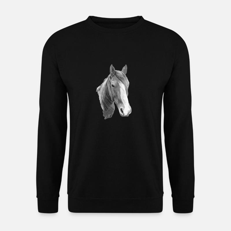 horse - Unisex Sweatshirt - black