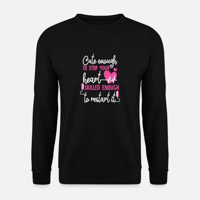Paramedic paramedic resuscitation - Unisex Sweatshirt - black