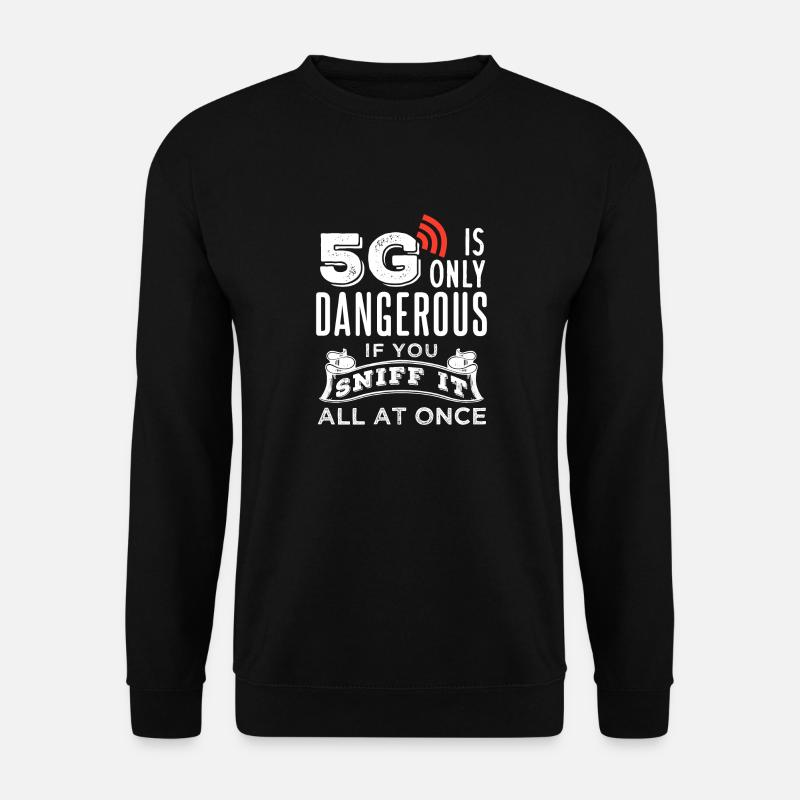 Verschwörungstheorie 5G - Unisex Pullover - Schwarz