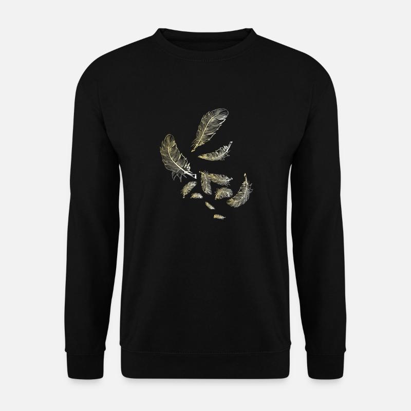 feathers fluttering - Unisex Sweatshirt - black