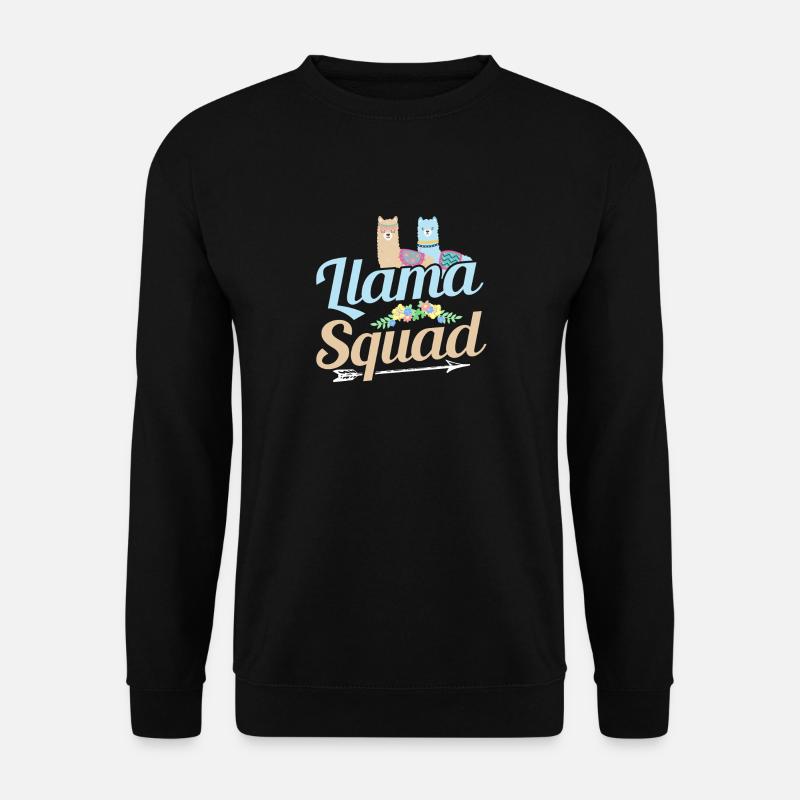 Llama Lama Squad - Unisex Sweatshirt - black
