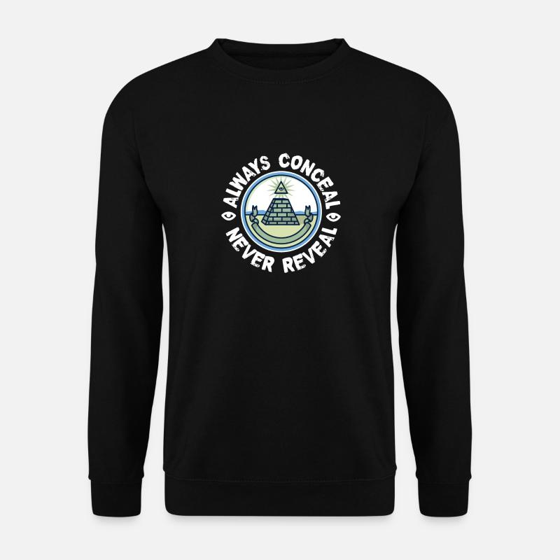 Freimaurer Verschweigen - Unisex Pullover - Schwarz