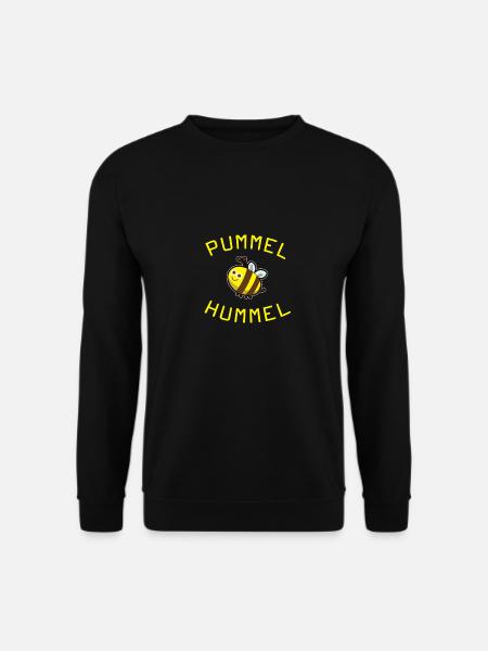 Pummel Hummel Dick Fett Übergewicht - Unisex Pullover - Schwarz