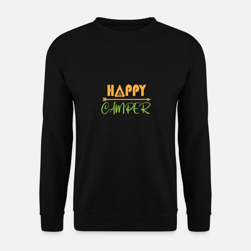 Camping-car camping-car heureux - Sweat-shirt Unisexe - noir