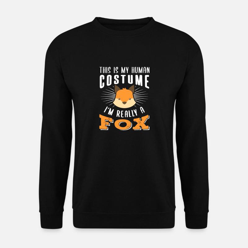 Fox People Costume - Unisex Sweatshirt - black
