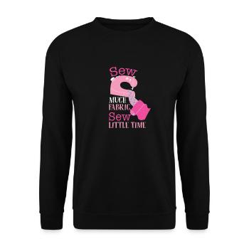 Sewing fabric - Unisex Sweatshirt - black - Front - Alina (178cm) & Michal (187cm)