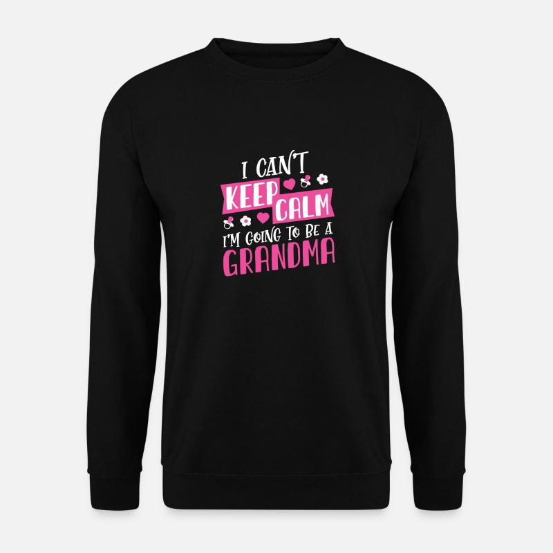 Werdende Oma Geschenkidee - Unisex Pullover - Schwarz