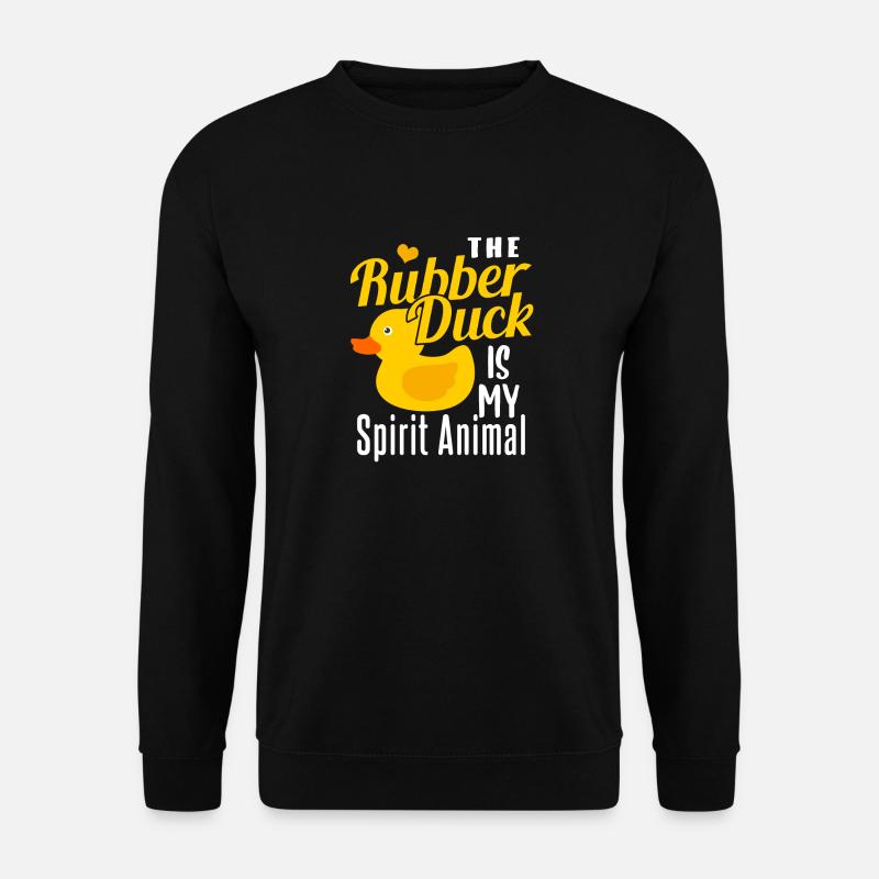 Rubber Duck Duck Gift - Unisex Sweatshirt - black