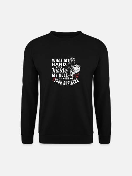 Horn Waldhorn Geschenk - Unisex Pullover - Schwarz