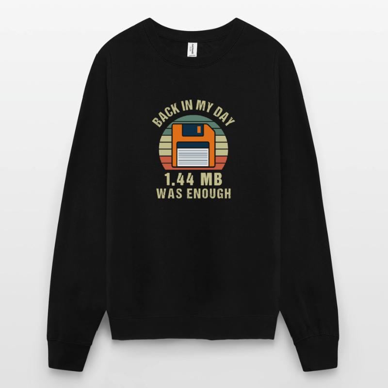 Programmierer Diskette Retro Geschenk Unisex Pullover