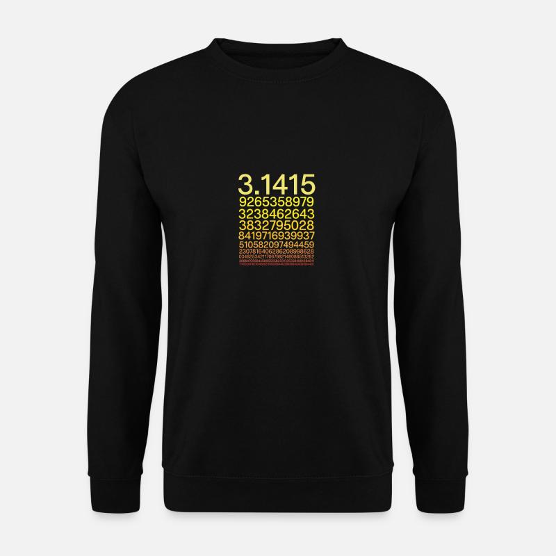 Pi math math number - Unisex Sweatshirt - black