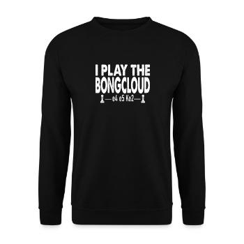 Schach Chess Bongcloud Opening Meme - Unisex Pullover - Schwarz - Vorne - Alina (178cm) & Michal (187cm)