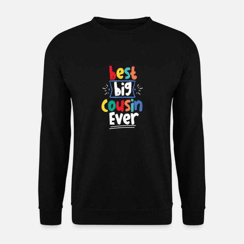 Bester Großer Cousin Großcousin Geschenk Jungen - Unisex Pullover - Schwarz